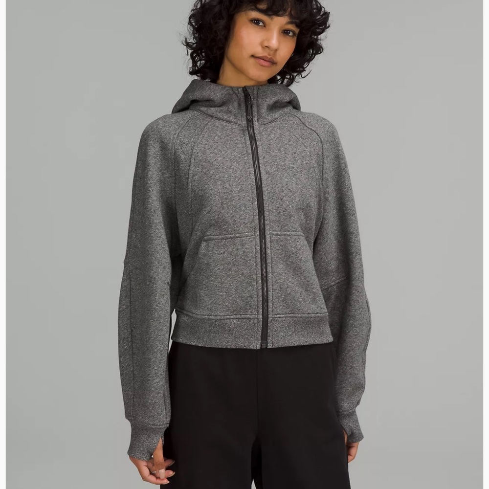 Lululemon Scuba Full-zip Hoodie in grey size 8